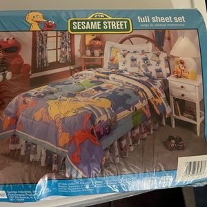 Sesame Street 4 Piece Full Sheet Set